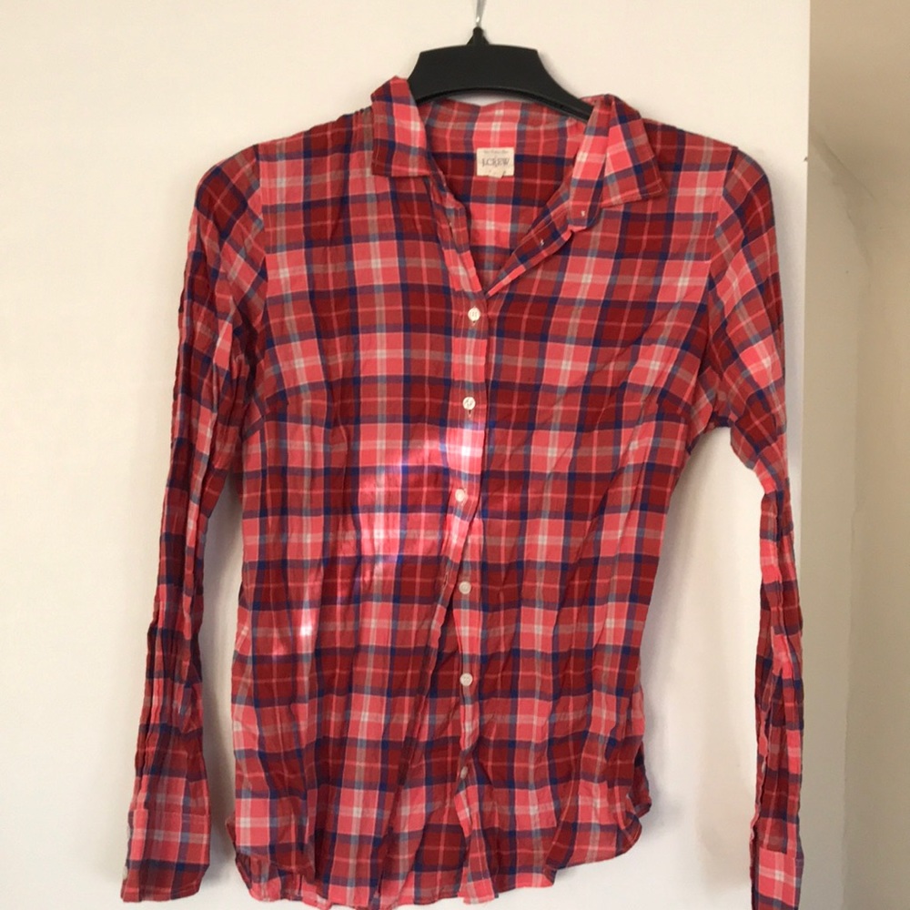 J.Crew Perfect Plaid Shirt